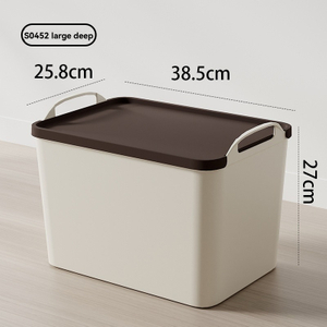 プラスチック製の収納ボックス