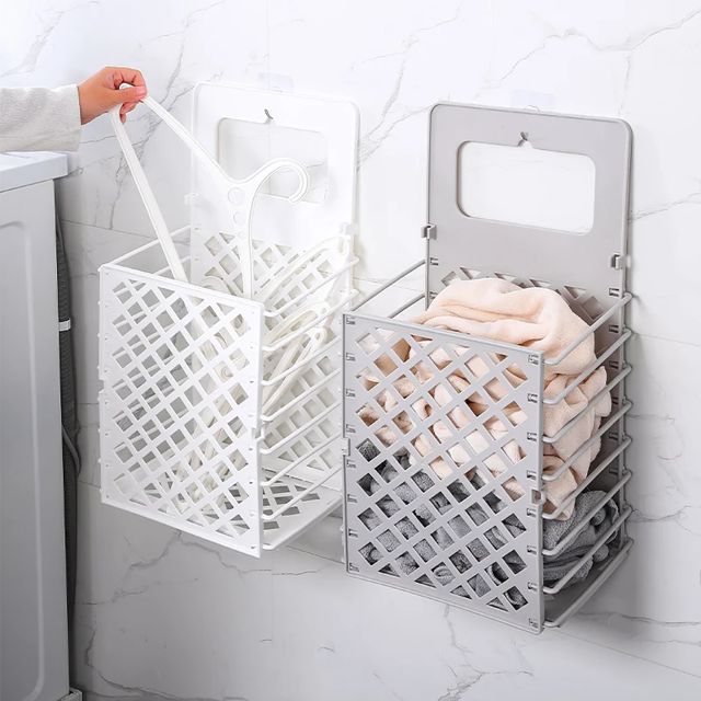 プラスチック製ランドリーバスケット